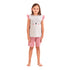 Girls summer pajama set Hedgehog t-shirt + Cashmere shorts
